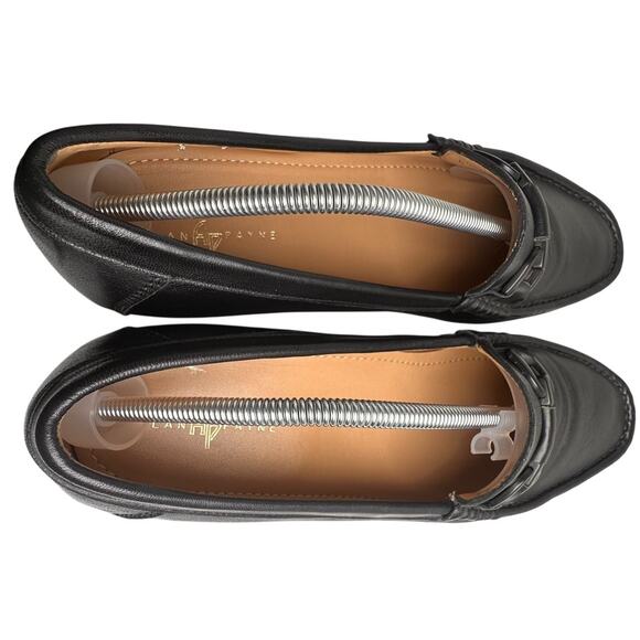 Alan Payne Como Black Leather Horsebit Driving Mocs Loafer Preppy Men Sz 11.5 EC - Picture 8 of 13